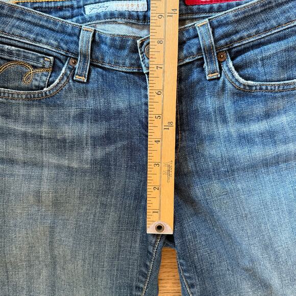 Sam and Billy Riley Low Rise Boot Cut SZ 29R USA Boho Hippie Casual - Picture 11 of 11